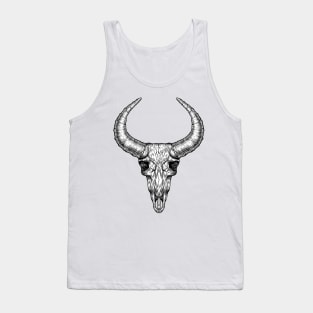 Bull skull Tank Top